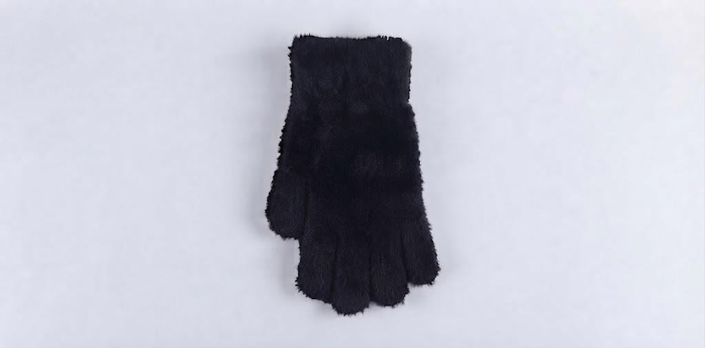 Перчатки женские одинарные из норки сенсорные Q2301 Черный (FFU00521) Перчатки женские одинарные из норки сенсорные Q2301 Черный (FFU00521)