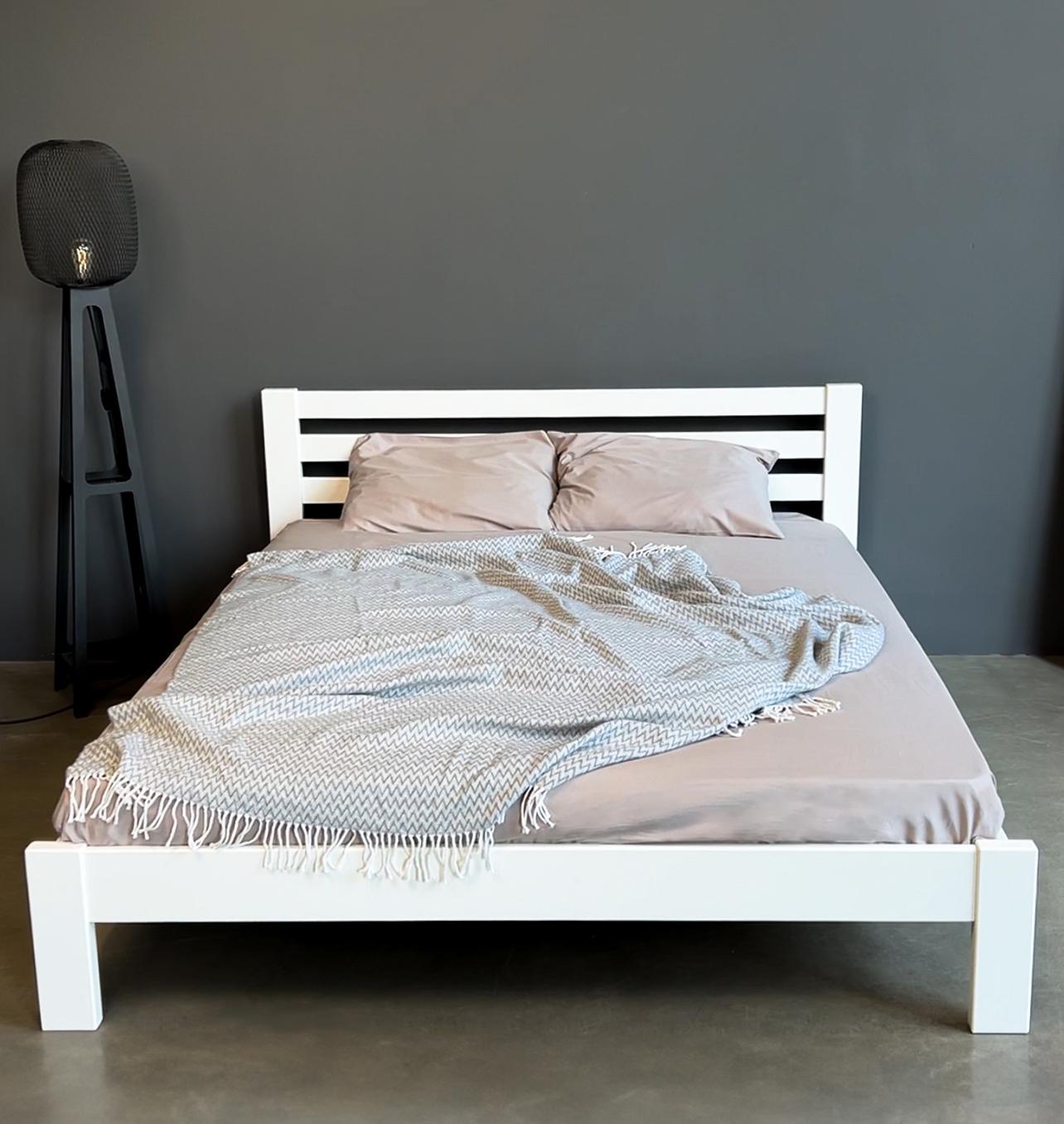 Ліжко односпальне дерев'яне Mebigrand Колумбія 70х190 см Білий (MBG-2703) - фото 2 Ліжко односпальне дерев'яне Mebigrand Колумбія 70х190 см Білий (MBG-2703) - фото 2