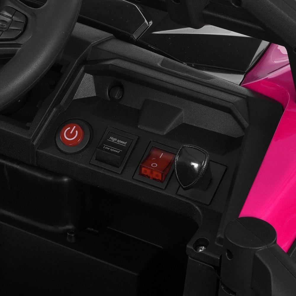 Дитячий електромобіль Bambi баггі M 6073EBLR Рожевий - фото 7
