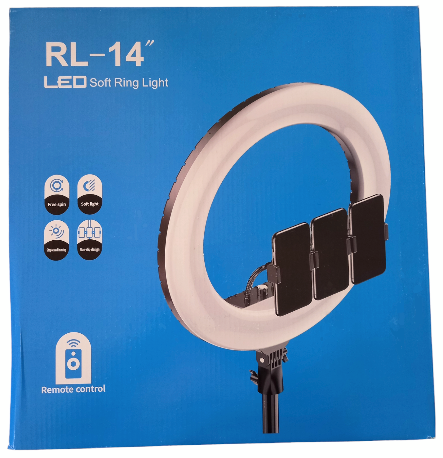 Лампа селфі кільцева 36 см з пультом для телефона та кріпленням під штатив LED (10690287) - фото 14 Лампа селфі кільцева 36 см з пультом для телефона та кріпленням під штатив LED (10690287) - фото 14