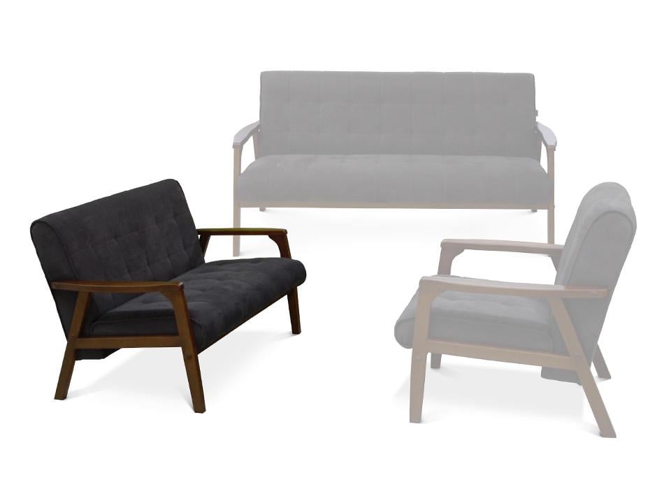 Диван Сеул нерозкладний двомісний Коричневий - фото 8