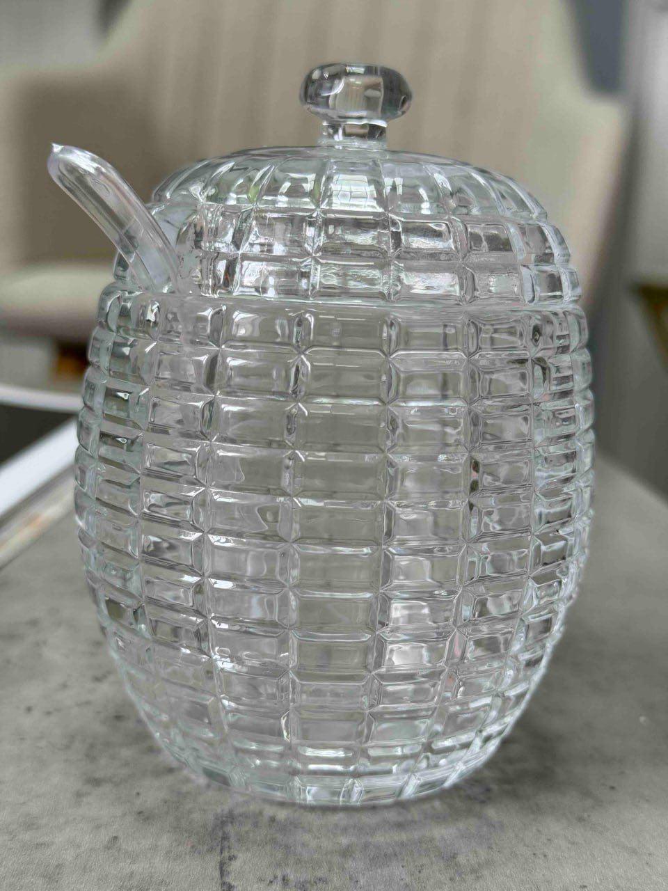 Медовница стеклянная Разнотравье 230 мл Прозрачная (102-662)