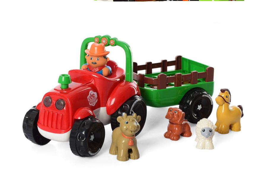 Игрушка HOME Трактор с прицепом LIMO TOY (M 5572 RU)