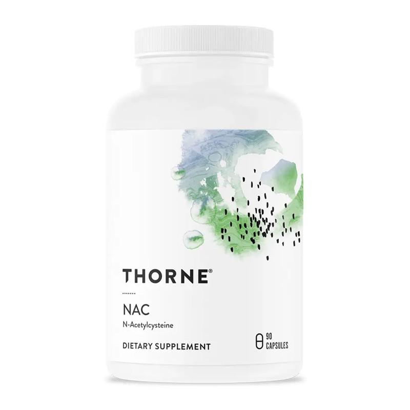 N-ацетилцистеїн Thorne Research NAC N-Acetyl Cysteine 500 мг 90 капс. (20361-01)