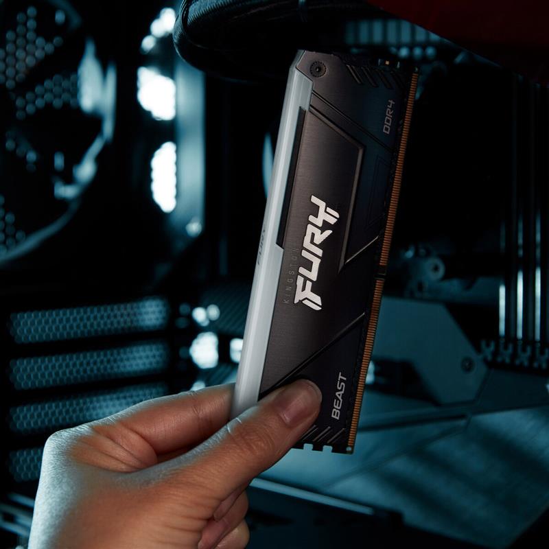 Оперативная память Kingston Fury Beast RGB DDR4 2x8GB/3200 (KF432C16BB2AK2/16) - фото 11