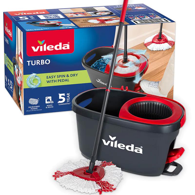 Набор для уборки Vileda TURBO 3в1 Microfibre с ведром 13 л (167751) Набор для уборки Vileda TURBO 3в1 Microfibre с ведром 13 л (167751)