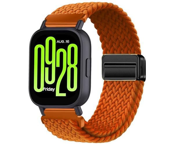 Ремешок Textile Elastic для смарт-часов Amazfit Active/Active 2 20 мм Оранжевый