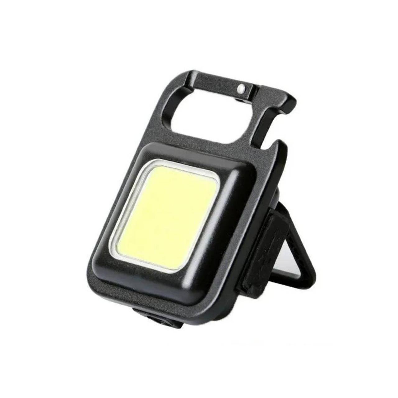 Ліхтар-брелок COB 500 з карабіном/відкривалкою та магнітним кріпленням (2866) Ліхтар-брелок COB 500 з карабіном/відкривалкою та магнітним кріпленням (2866)