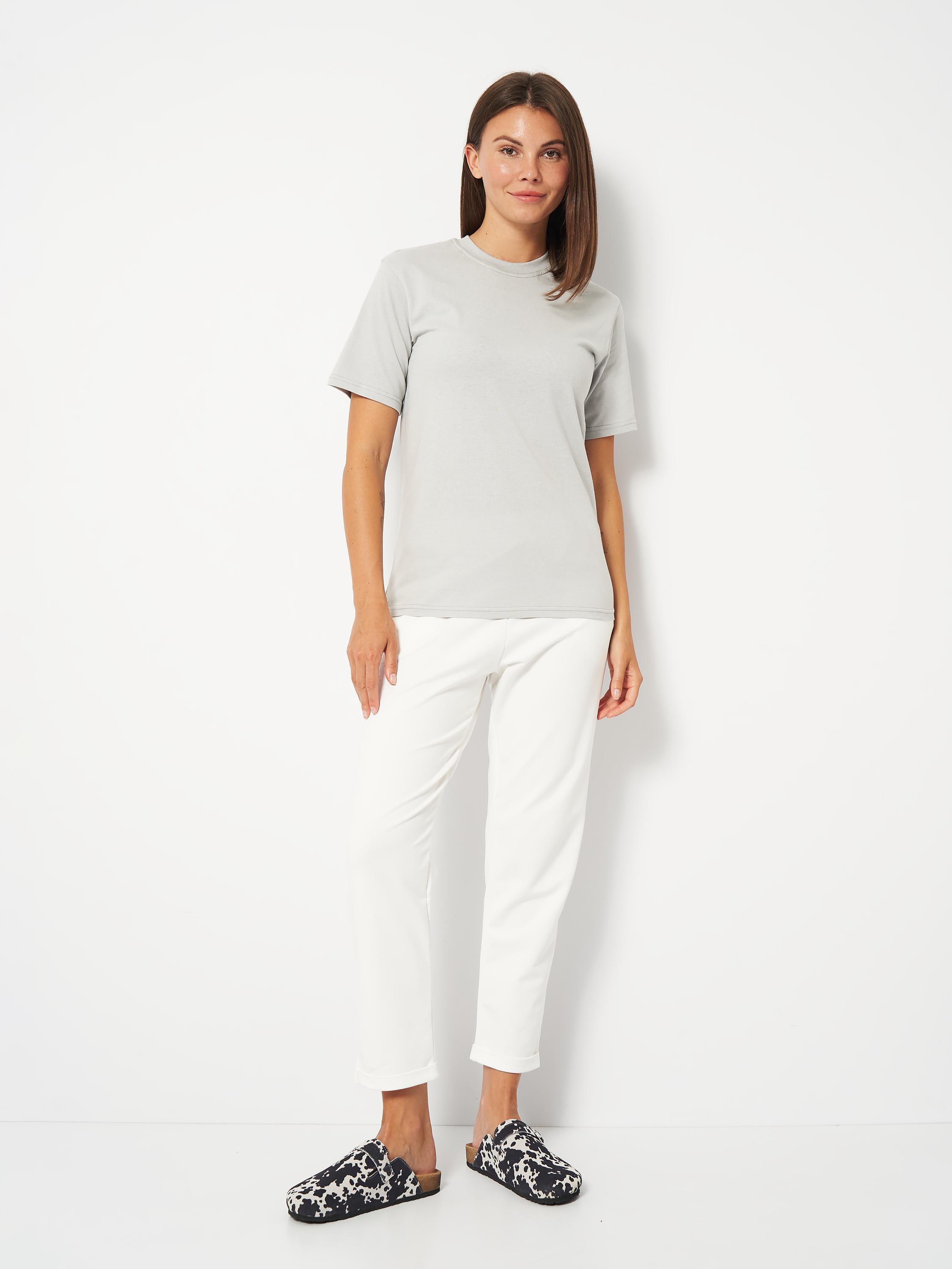 Футболка жіноча Мальта 19Ж425-17 Світло-сірий - фото 2 Футболка жіноча Мальта 19Ж425-17 Світло-сірий - фото 2