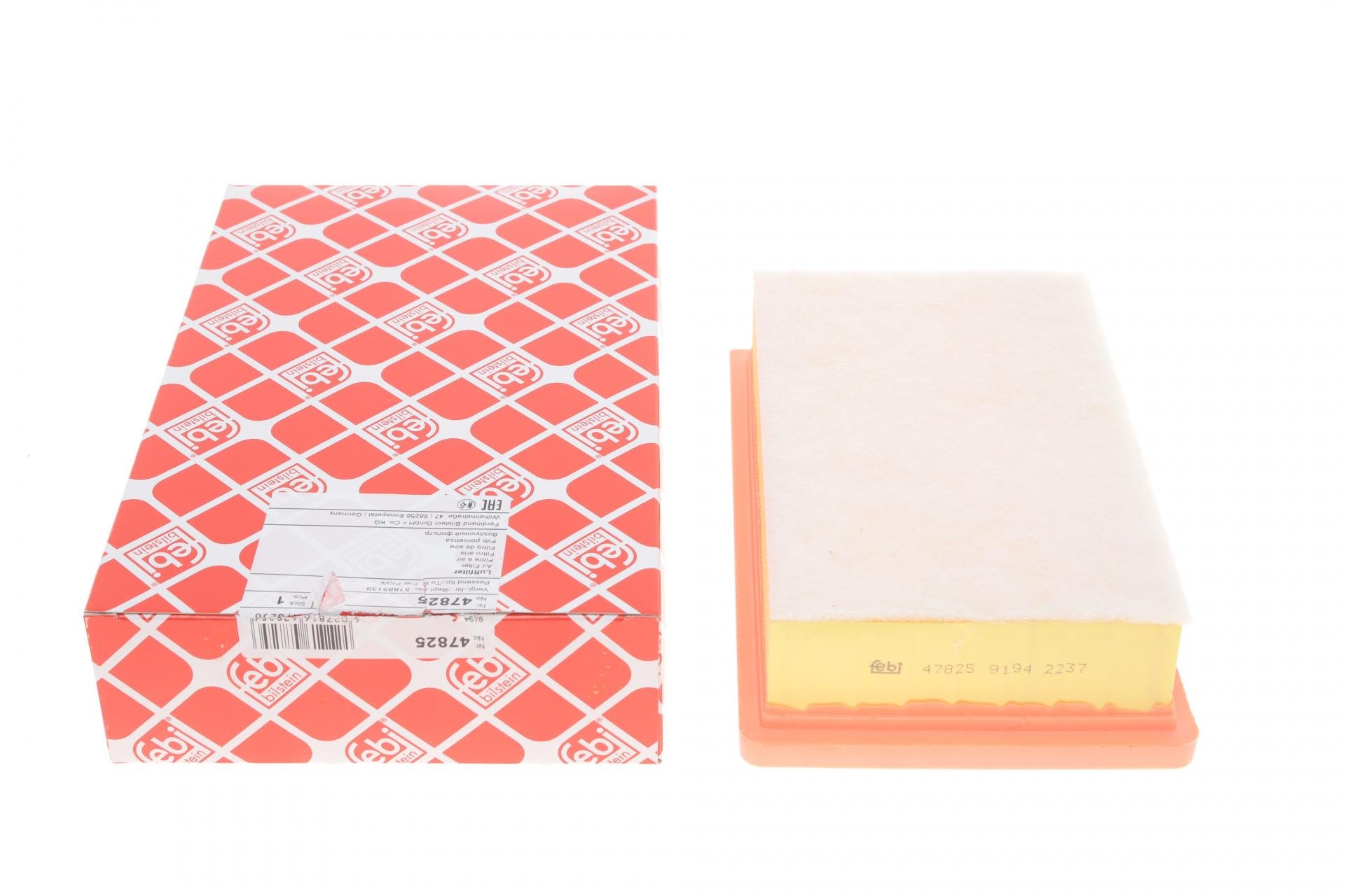 Фильтр воздушный FEBI BILSTEIN для Fiat (500L 1,4 16V/1,6 JTDM 12- (47825)