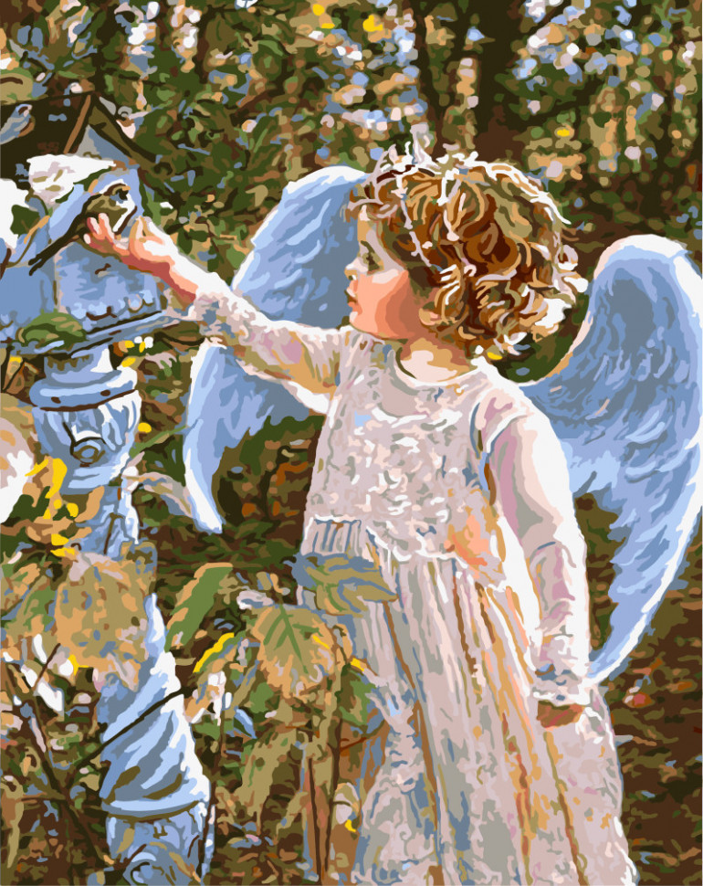 Картина по номерам Brushme Маленький Серафим (GX8961)