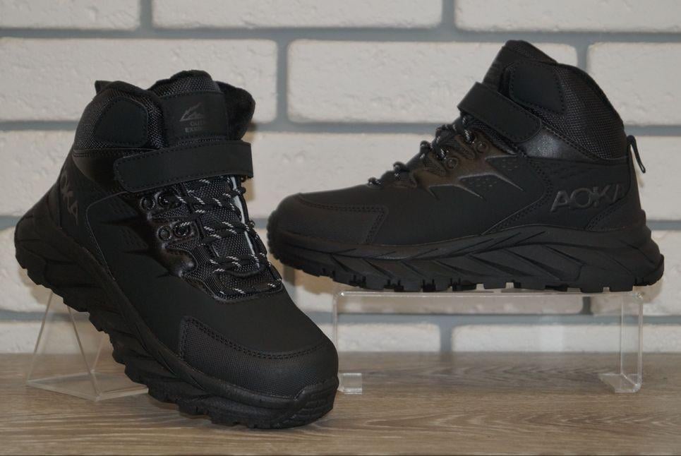 Ботинки зимние детские/подростковые BBT kids р. 34 21,5 см Черный (31565-34) - фото 3