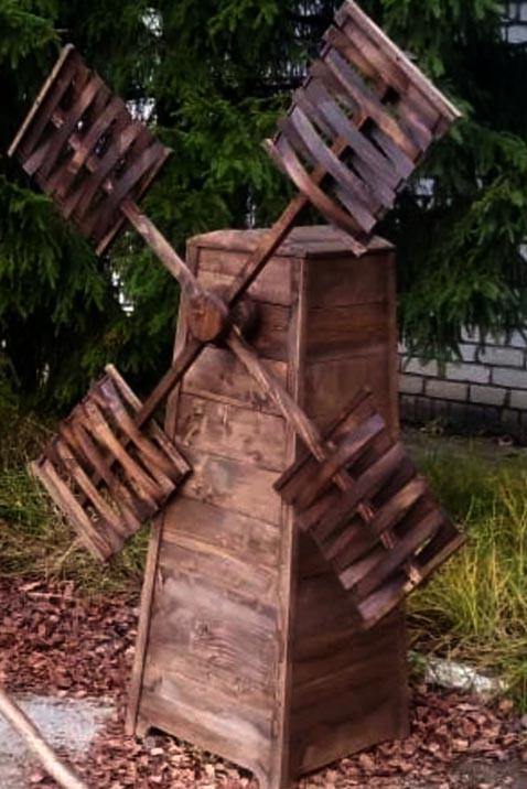 Млин декоративний із дерева Олодіо Капучино (МЕС-000209) - фото 5 Млин декоративний із дерева Олодіо Капучино (МЕС-000209) - фото 5