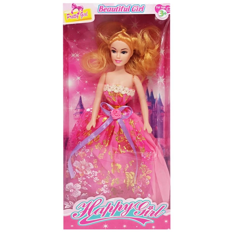 Кукла Beautiful Girl Bambi в платье 27 см Розовый (IL-188-L-130)