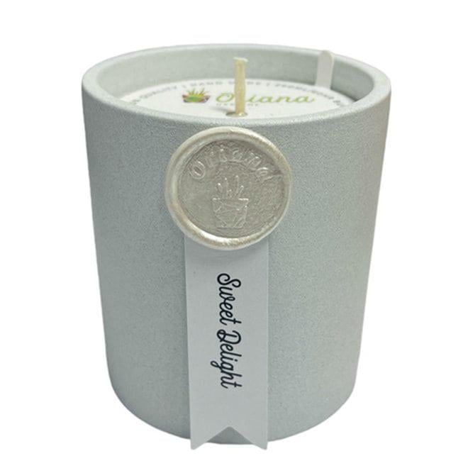 Ароматическая свеча Flora Sweet Delight соевая в керамическом кашпо крошка (10956) Ароматическая свеча Flora Sweet Delight соевая в керамическом кашпо крошка (10956)