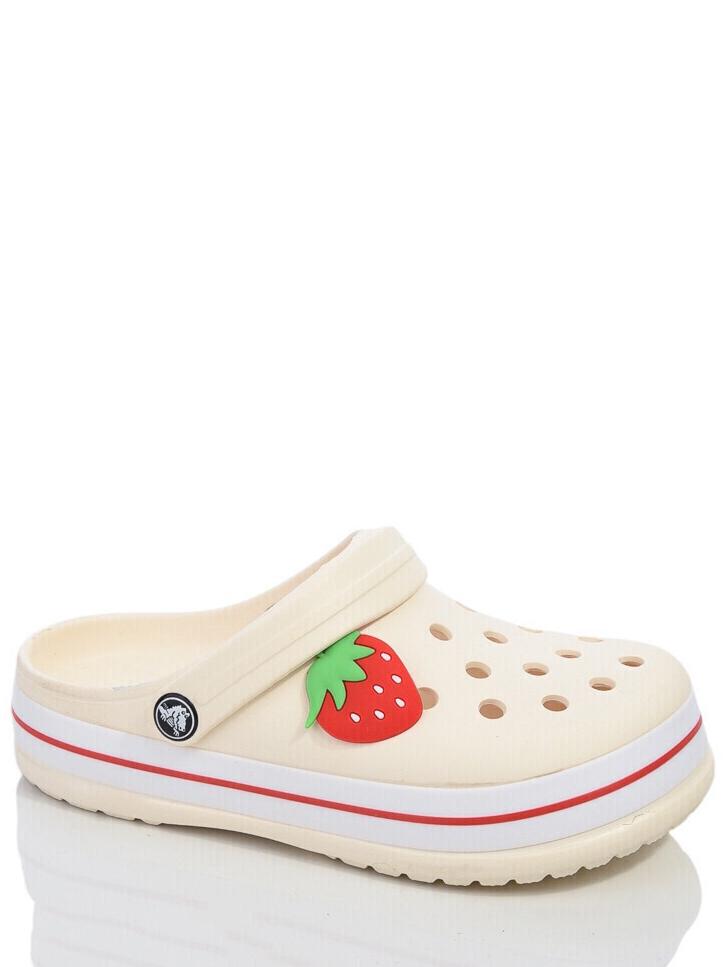 Кроксы luck Line N3102-327 р. 35 Молочный