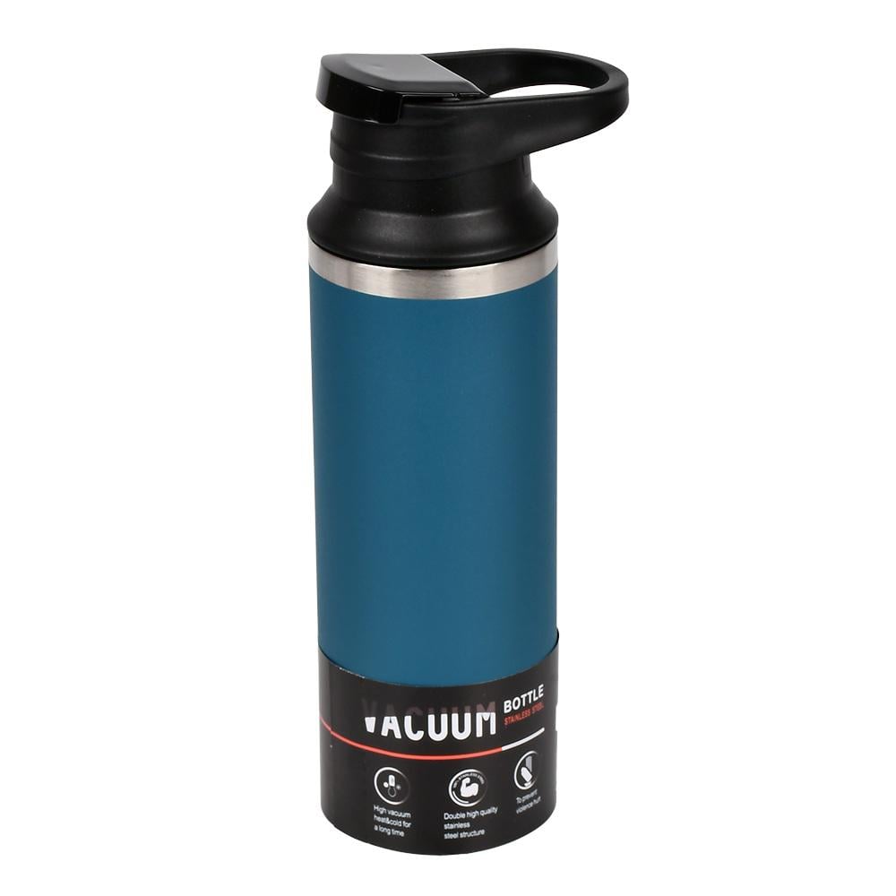 Термос-поїлка спортивний Bottle Sport з нержавіючої сталі 550 мл Blue (32926576)