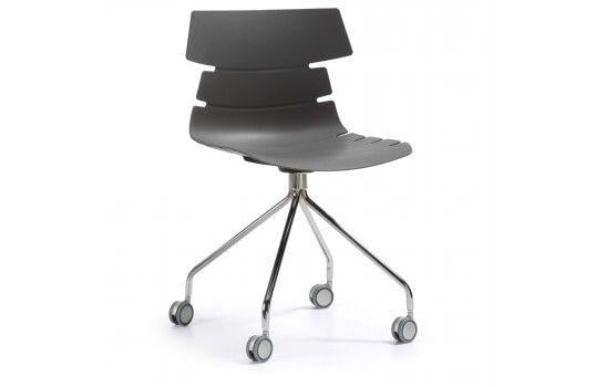 Стул La Forma Pulmak металл Cерый (C403S03)