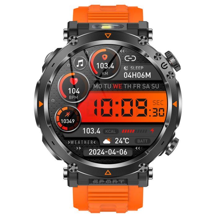 Смарт-годинник UWatch Smart Avation Pro Orange з ремінцями 2 шт. (2000) - фото 7 Смарт-годинник UWatch Smart Avation Pro Orange з ремінцями 2 шт. (2000) - фото 7