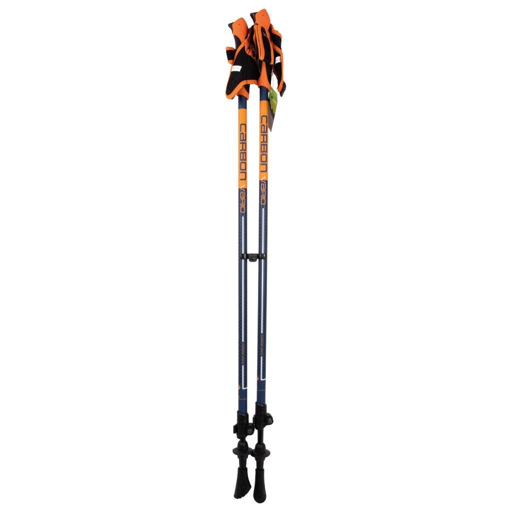 Палиці для скандинавської ходьби Birki Nordic Walking Carbon Vario 105-145 см Blue/Orange (XXNPOC214.870) - фото 1