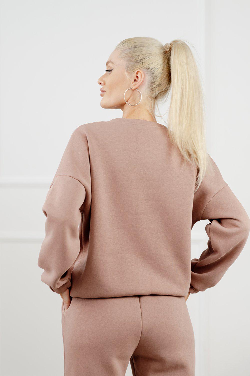 Світшот жіночий Azuri S Мокко (6310-N25-S) - фото 4 Світшот жіночий Azuri S Мокко (6310-N25-S) - фото 4