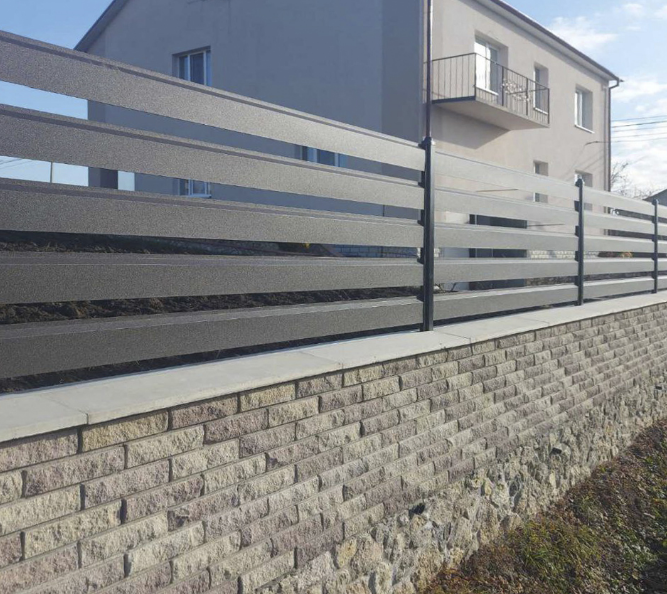 Ламель для забора Ранчо 145х2000 мм Ral 7016/Антрацитовый (576626) - фото 11