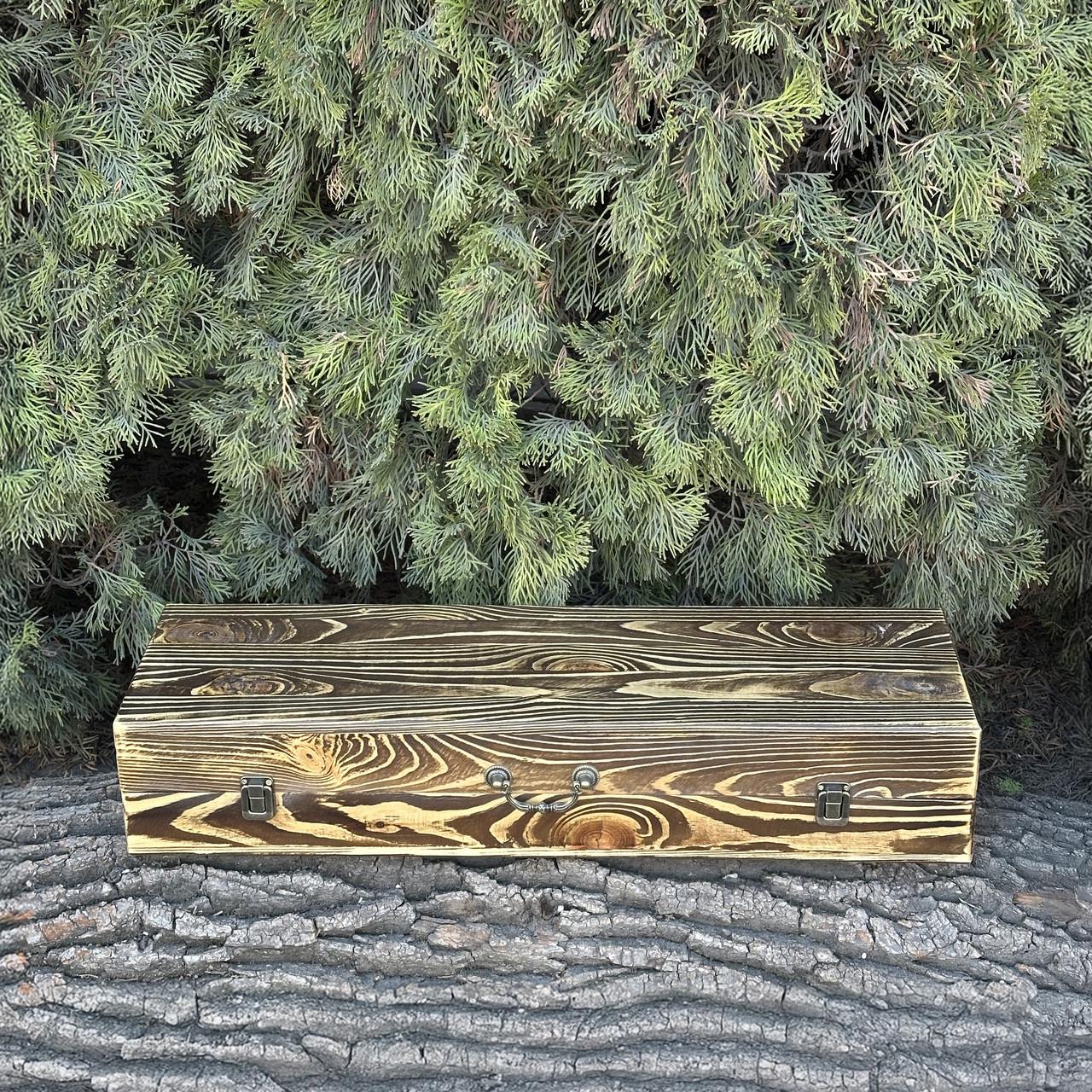 Подарунковий набір шампурів з аксесуарами Mzavod Гетьман із нержавіючої сталі в дерев’яному кейсі 720x120x210 мм (136-17-1190710000854) - фото 8 Подарунковий набір шампурів з аксесуарами Mzavod Гетьман із нержавіючої сталі в дерев’яному кейсі 720x120x210 мм (136-17-1190710000854) - фото 8