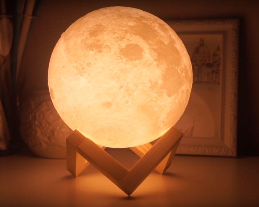 Нічник 3D Moon Light з пультом 15 см (1293474333)