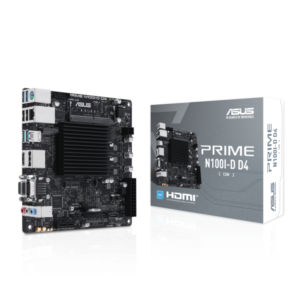 Материнська плата Asus PRIME N100I-D D4-CSM Intel N100/DDR4 (12639043) - фото 4