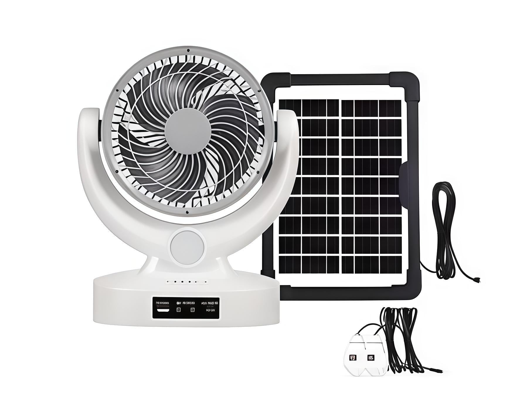 Вентилятор портативный d 6" солнечная панель/2 LED-лампами/2 скорости 6 Вт (6-18-M17198) Вентилятор портативный d 6" солнечная панель/2 LED-лампами/2 скорости 6 Вт (6-18-M17198)