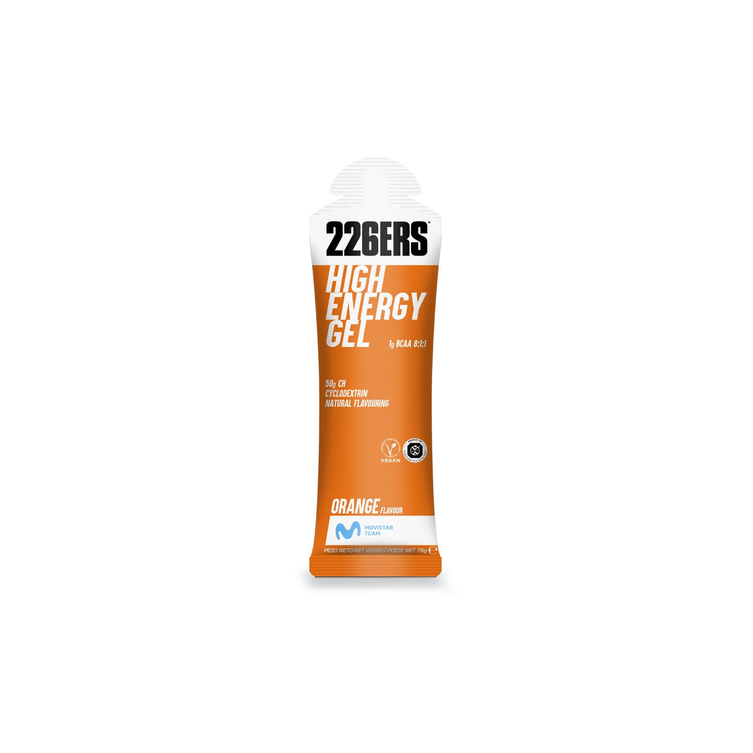 Енергетичний гель 226ERS HIGH ENERGY GEL BCAA апельсин 76 г