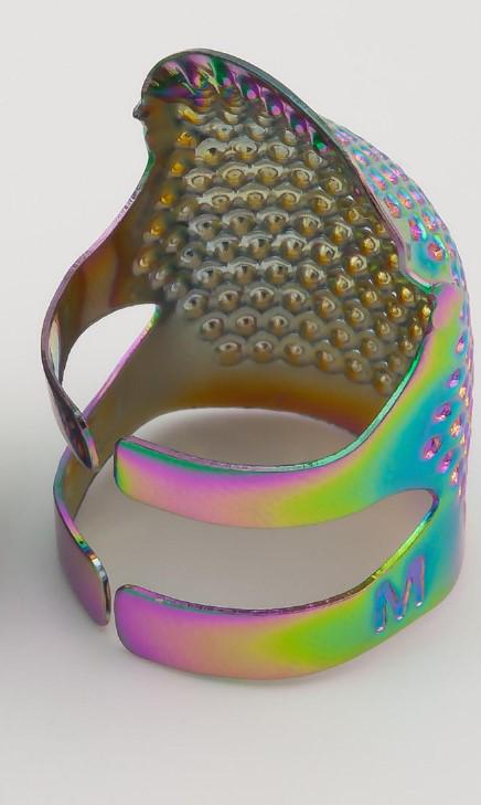 Наперсток для шитья регулируемый металлический 28х21 мм 1 шт. Разноцветный (ИН2821к52) - фото 1 Наперсток для шитья регулируемый металлический 28х21 мм 1 шт. Разноцветный (ИН2821к52) - фото 1