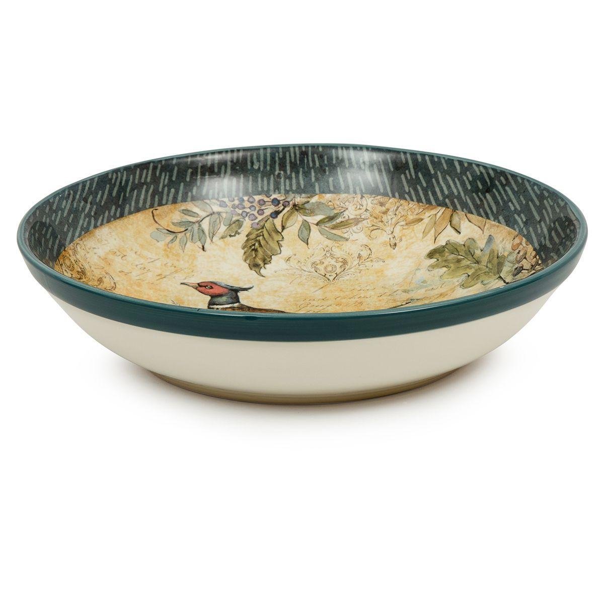 Салатник Certified International Щедрый урожай керамический 33 см Синий (12531)