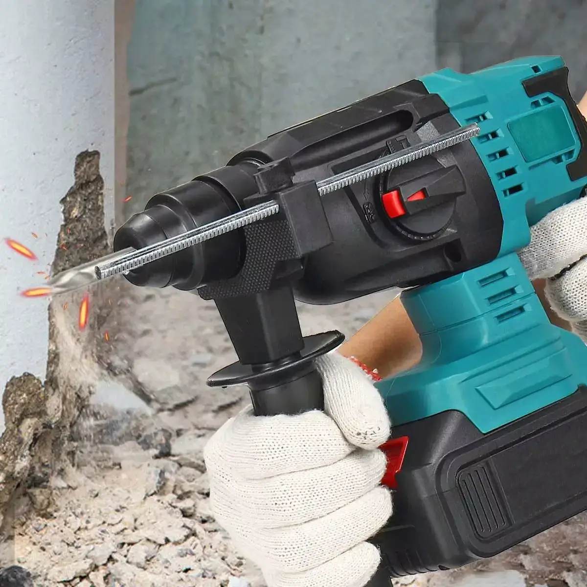 Набор инструментов шуруповерт/перфораторы/болгарка 48V 3в1 (TOP-74) - фото 2 Набор инструментов шуруповерт/перфораторы/болгарка 48V 3в1 (TOP-74) - фото 2