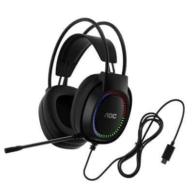 Наушники AOC ACG2500BK RGB Black (ACG2500BK/00)