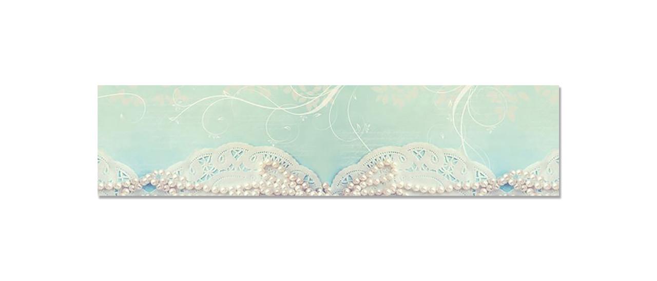 Наклейка виниловая на кухню Zatarga Кружево и жемчуг 600х2500 мм (1289776765)