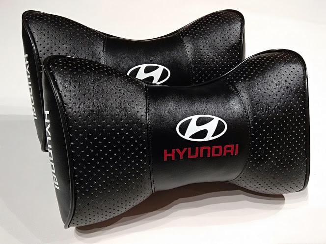 Подушка на подголовник авто Hyundai 2 шт. (00399)