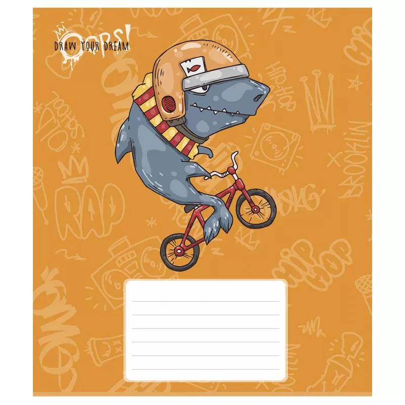 Школьная тетрадь в линейку Школярик 18 листов Разноцветный (NB-286-Z-70)