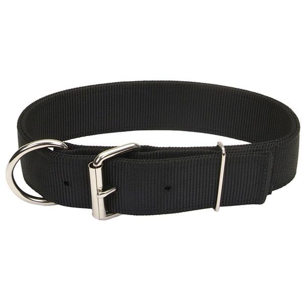 Ошейник двойной для собак Coastal Macho Dog нейлон 4,5х65 см (05903_BLK26)