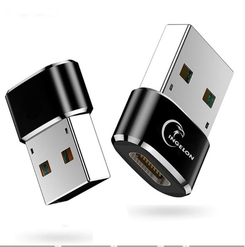 Перехідник INGELON Type-C на USB Чорний (17072142111) - фото 2 Перехідник INGELON Type-C на USB Чорний (17072142111) - фото 2