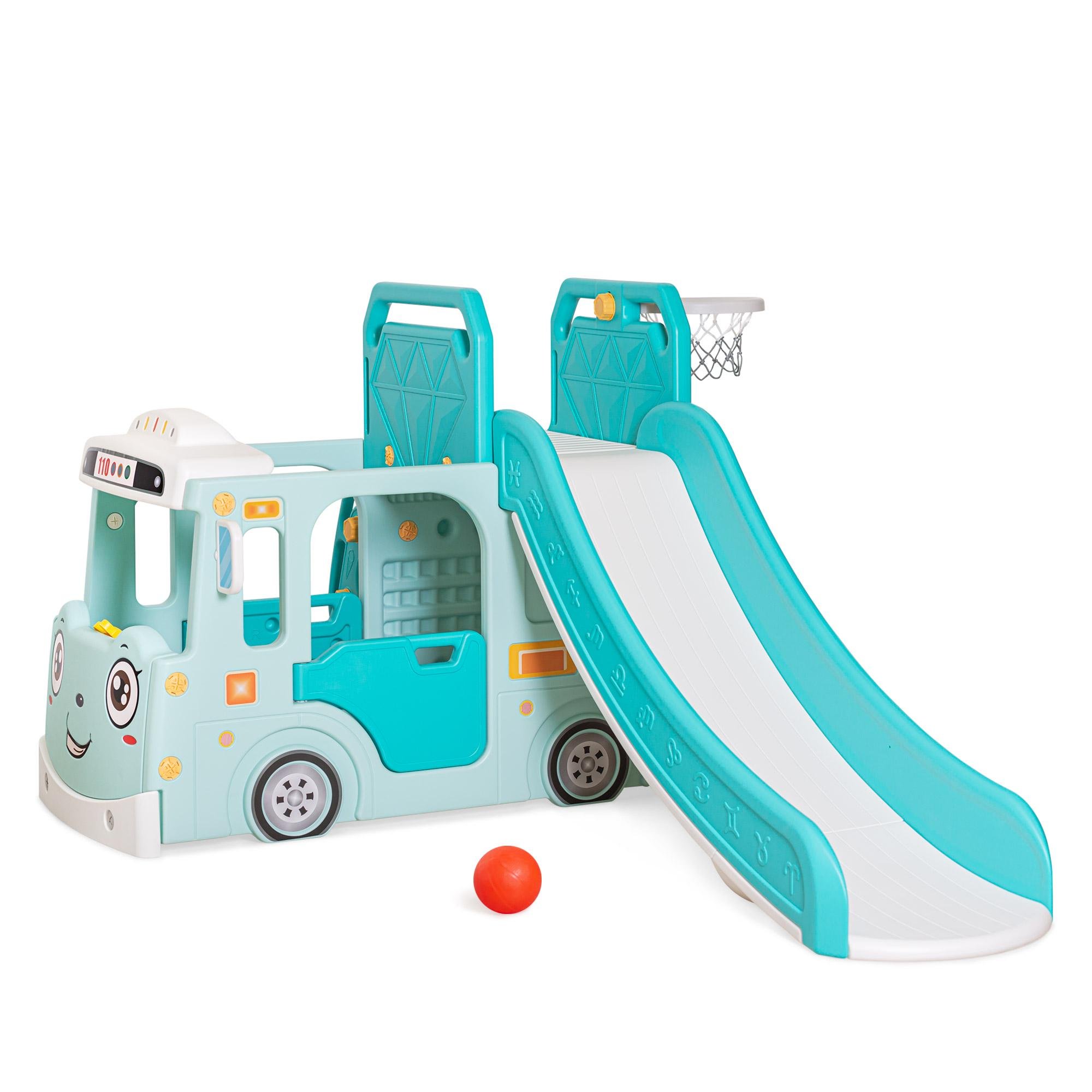 Дитячий ігровий комплекс Mealux Trailer Green (KD-B09 Green)