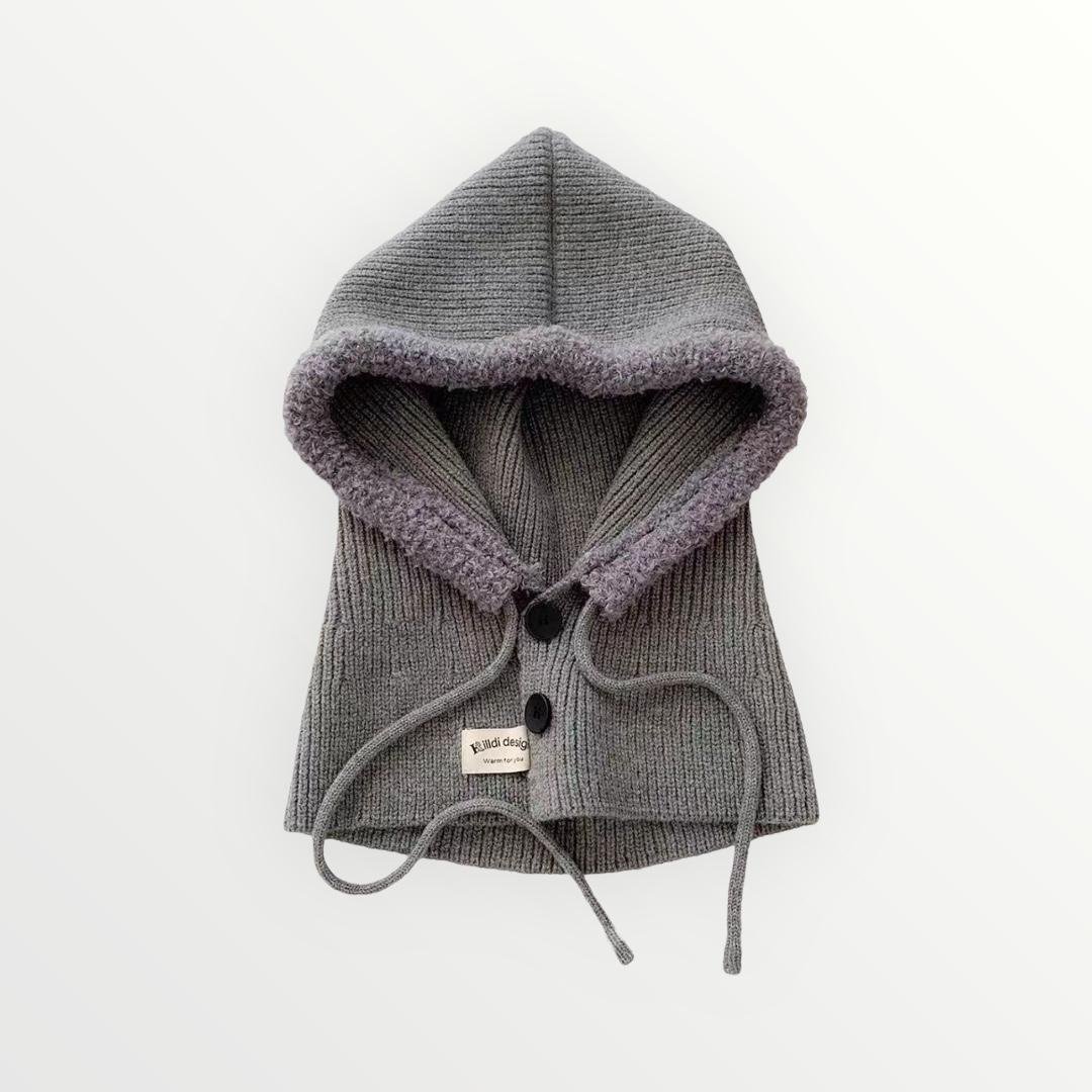 Капор унисекс теплый 1177 One size Серый (01489) (01489) - фото 1 Капор унисекс теплый 1177 One size Серый (01489) (01489) - фото 1