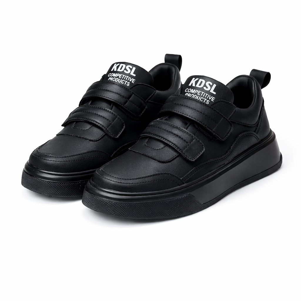 Кроссовки женские кожаные KDSL р. 38 24,5 см Черный (C628-7(38))