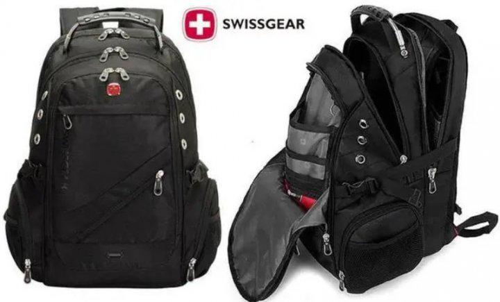 Рюкзак швейцарський чоловічий Swissgear 8810 з ортопедичною спинкою і дощовиком - фото 5