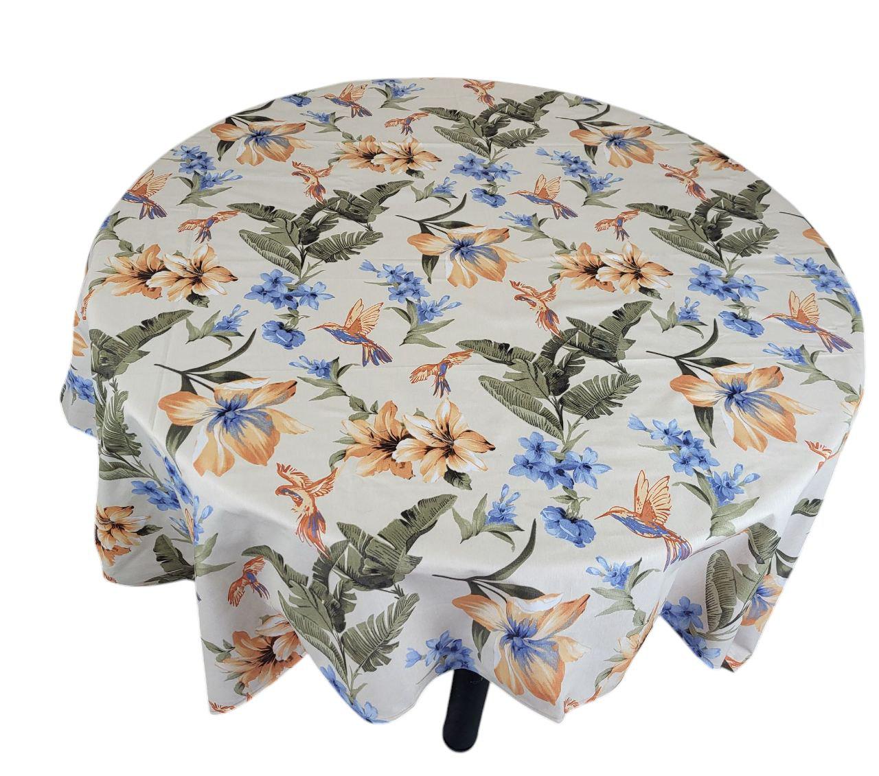 Скатерть прямоугольная с цветами 180x140 см Бежевый (1605) Скатерть прямоугольная с цветами 180x140 см Бежевый (1605)