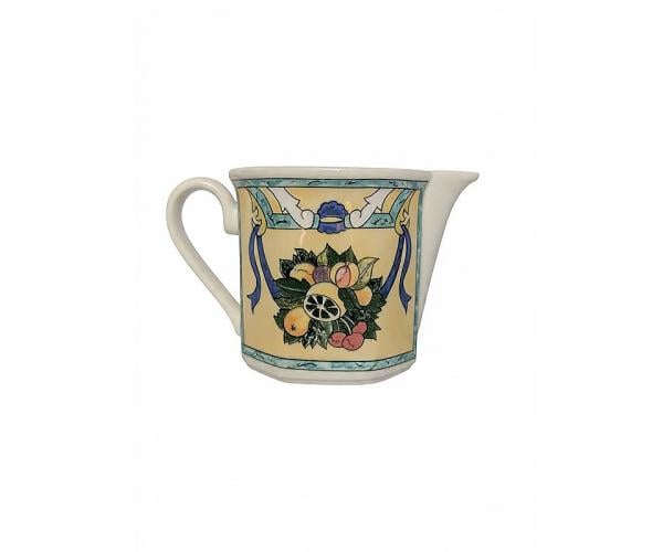 Кувшин винтажный Villeroy&Boch изысканный и качественный фарфоровый для молока и сливок с цветочно-фруктовым орнаментом (123884) Кувшин винтажный Villeroy&Boch изысканный и качественный фарфоровый для молока и сливок с цветочно-фруктовым орнаментом (123884)