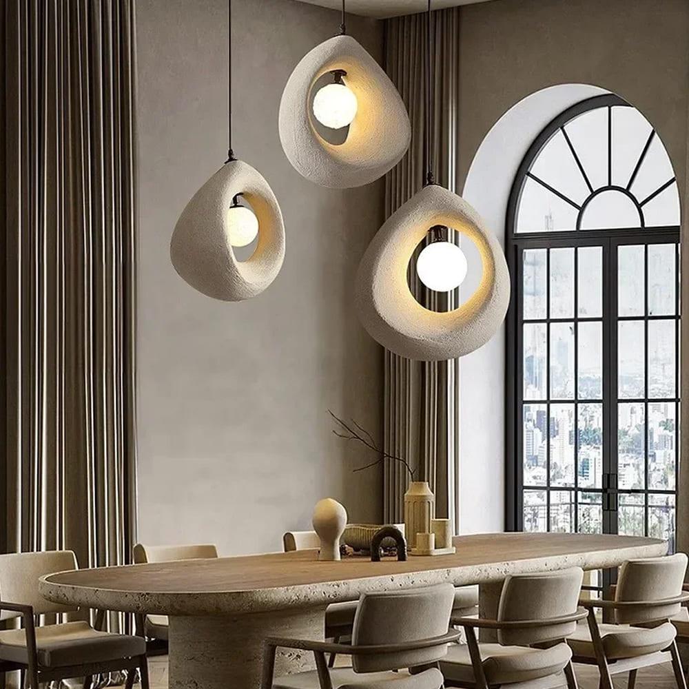 Светильник гипсовый 34х35 см Белый (MJ49-320*350 WT) - фото 4