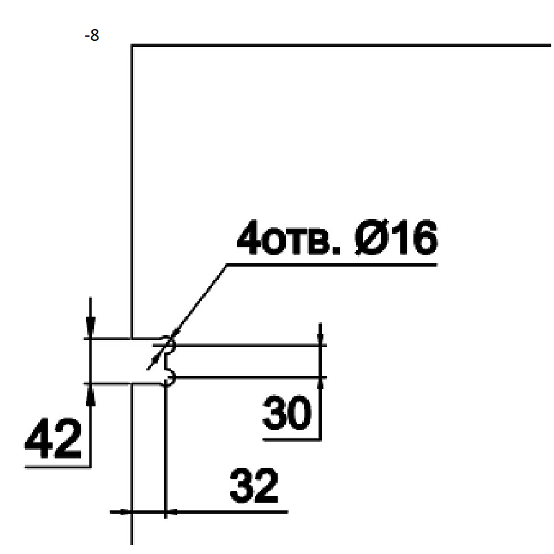 Петля для душевой кабины S-Mix SA8500L-29 стена-стекло 90° Черный (1790859245) - фото 5