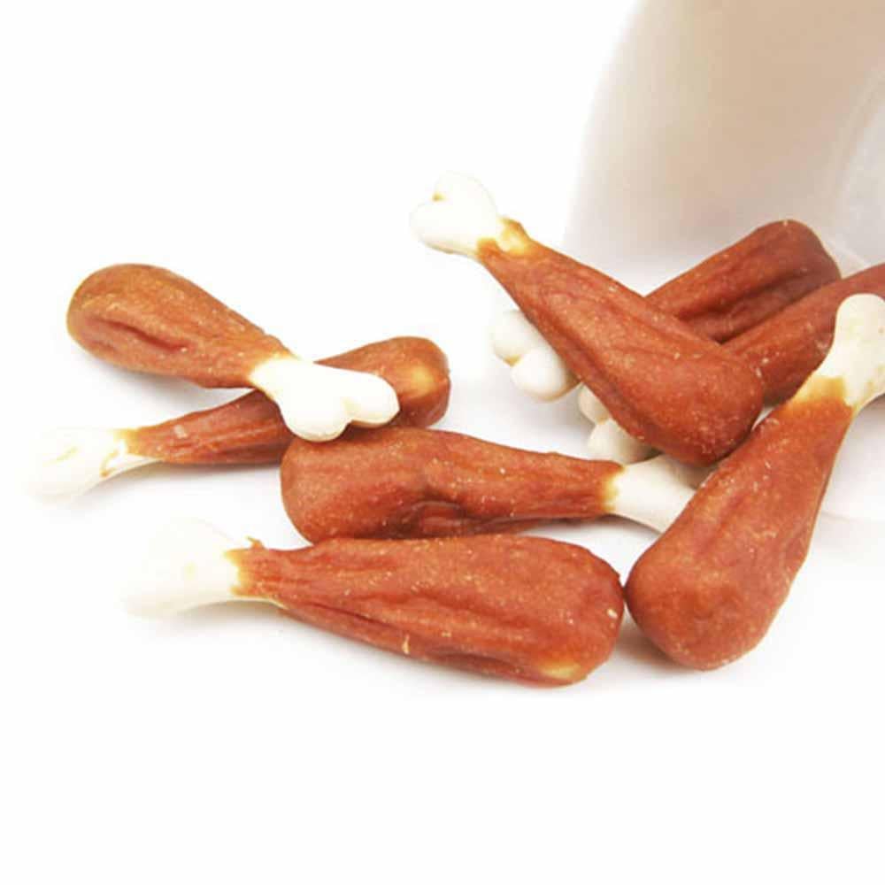 Лакомство для собак Селянські Смаколики Куриное мясо на кальциевой косточке 500 г