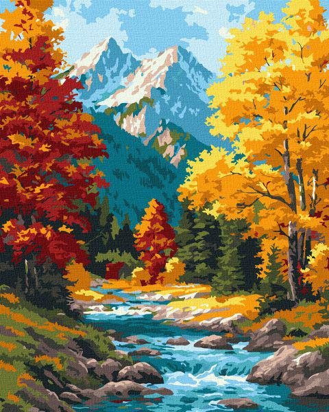 Картина за номерами Ideyka Осіннє подих лісу 40x50 см (Id-KHO6410)